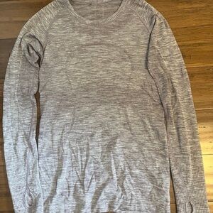 lululemon athletica Gray Long Sleeve Tee